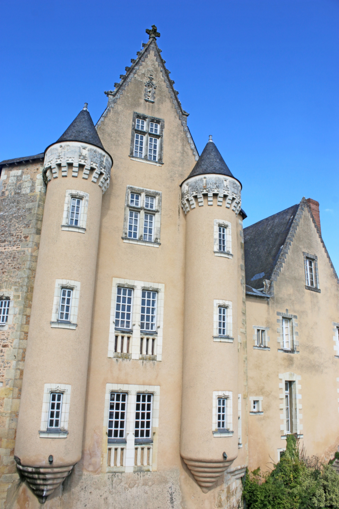 Un bâtiment dans la ville de La Flèche, en Sarthe